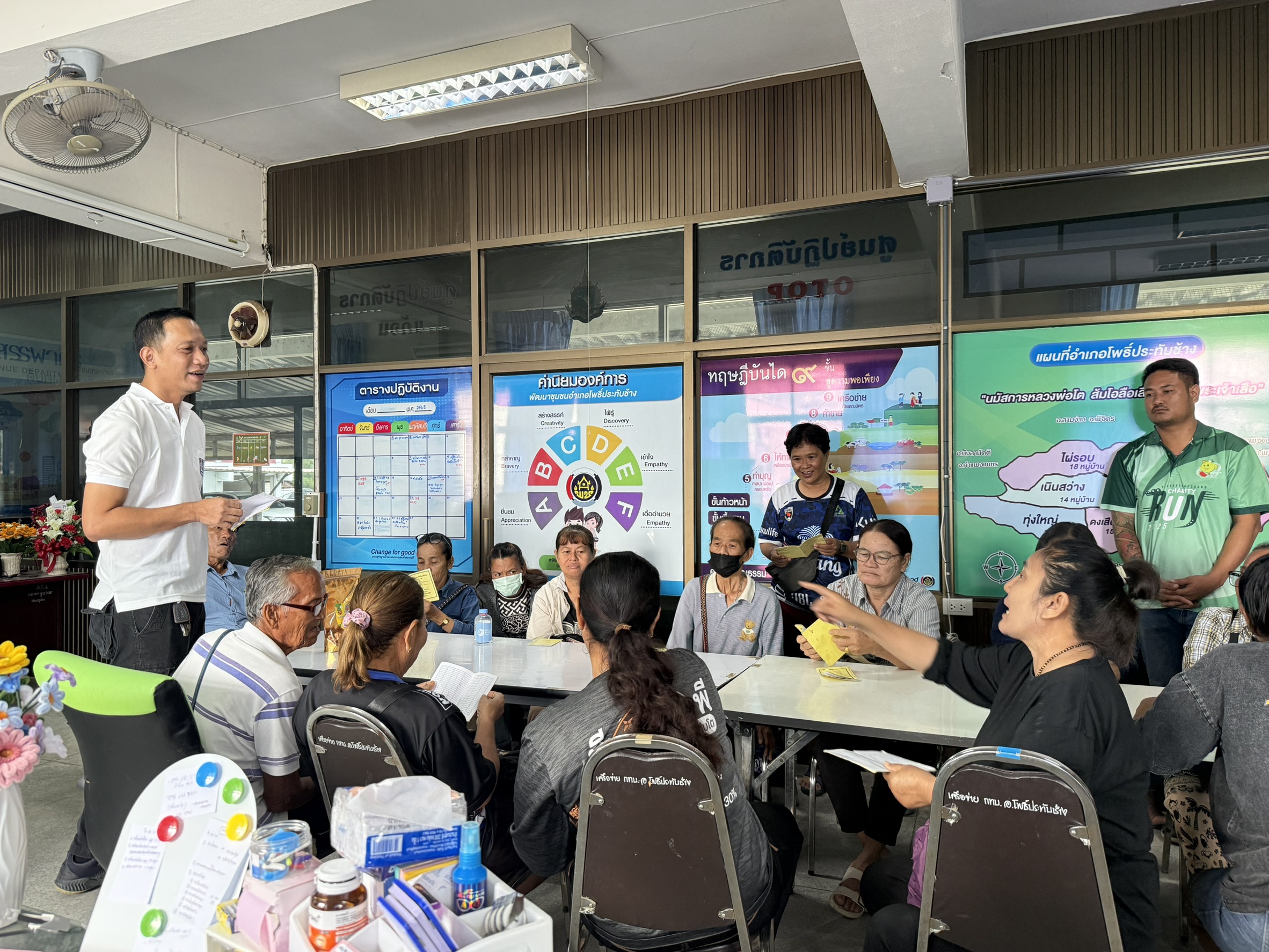 พช.โพธิ์ประทับช้าง จ.พิจิตร ร่วมหารือการดำเนินงานกองทุนหมู่บ้าน อำเภอโพธิ์ประทับช้าง จังหวัดพิจิตร